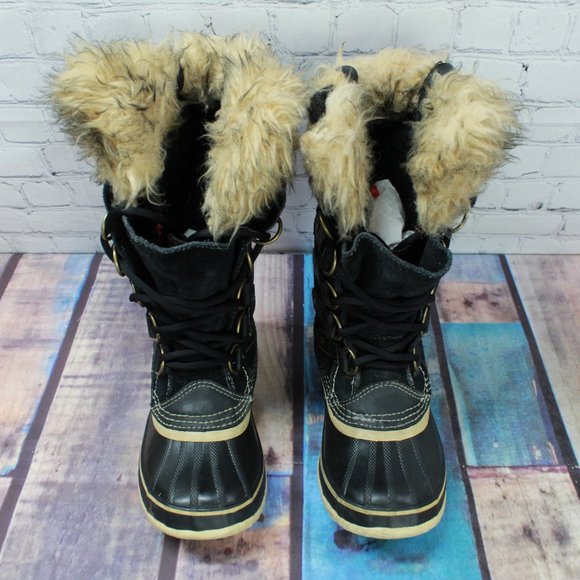 Sorel Joan of Arctic Black Waterproof Insulated Winter Boots Size US 6 - Picture 5 of 10